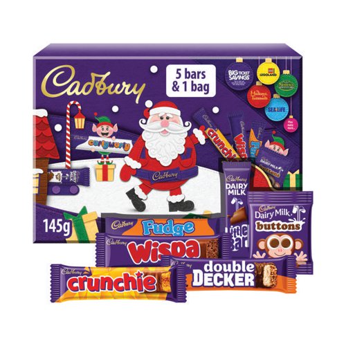 Cadbury Medium Santa Selection Box 145g Each 4240154