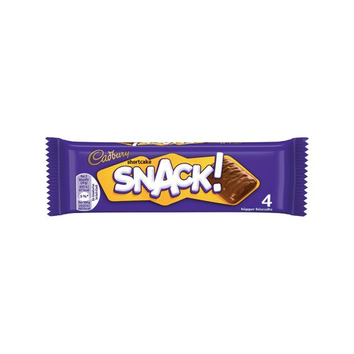 KS80974 | Delightfully delicious shortcake biscuit squares coated in incredibly creamy Cadbury milk chocolate, these individually wrapped bars are ideal for lunch boxes or enjoying as a snack when you are out and about. Exceptionally crunchy and moreish, these 40g chocolate bars are supplied in a bulk pack of 36.