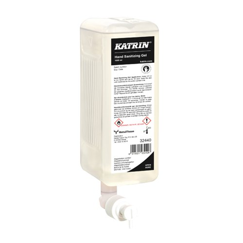 Katrin Sanitising Hand Gel 1 Litre (Pack of 6) 32440