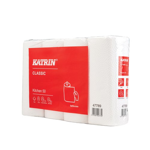 Katrin Classic Kitchen Roll 50 Sheet (Pack of 32) 47789 KZ04777 Buy online at Office 5Star or contact us Tel 01594 810081 for assistance