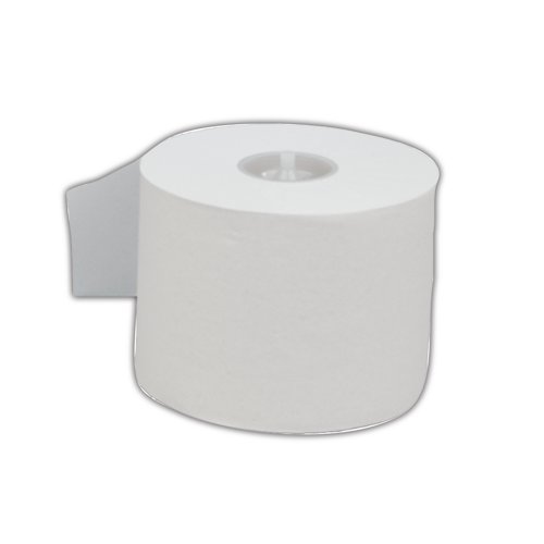 KZ10342 | For use in Katrin System Toilet Dispensers, this environmentally friendly large Katrin toilet roll is made from 100% recycled material. The 2-ply sheets makes a soft, effective, and a quality toilet roll which is ideal for use in high traffic areas. Made from high quality fibres, the paper quickly and efficiently breaks down and dissolves in water. With a self presenting sheet helping to reduce consumption and improve hygiene, each 92m long roll of 800 perforated sheets which measures 99 x 115mm. Pack of 36 rolls.