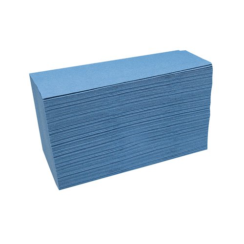 Katrin Zig Zag Hand Towels 1-Ply Blue (Pack of 5000) 362200 KZ36220 Buy online at Office 5Star or contact us Tel 01594 810081 for assistance