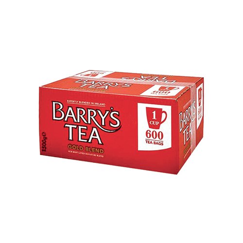 Barrys Catering 1 Cup Gold Blend Tea Bags (Pack of 600) LB0009
