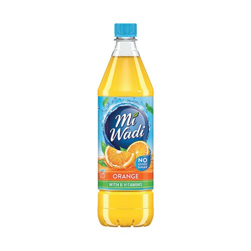 MiWadi No Added Sugar Orange Squash 1L (Pack of 12) 570348