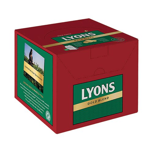 Lyons Gold Blend Catering Tea Bags (Pack of 200) 536326