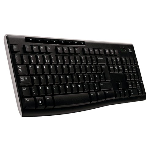 Logitech K270 Wireless Keyboard UK Layout Black 920-003745