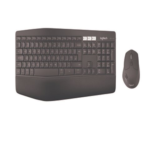 Logitech MK850 Performance keyboard Mouse included RF Wireless + Bluetooth QWERTY English Black Keyboard & Mouse Set LC06685