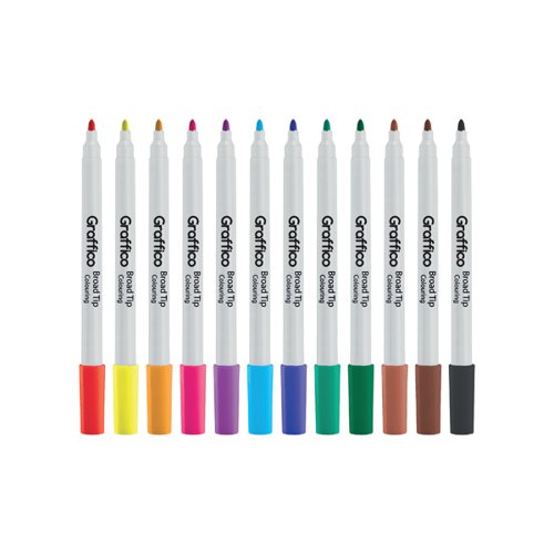 Graffico Funliner Colouring Pen Assorted (Pack of 288) 6107/288