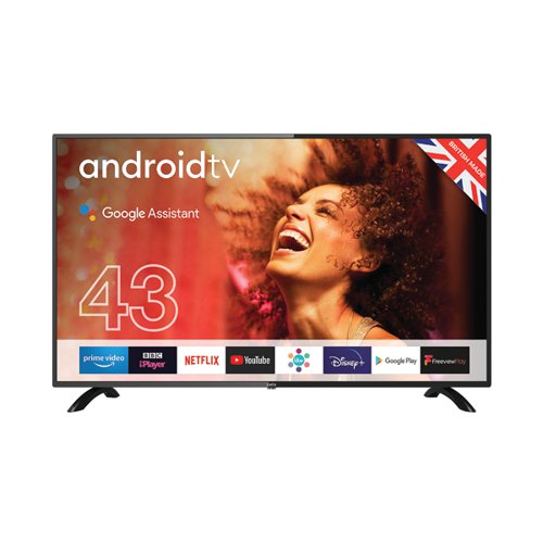 Cello 43 Inch Smart Android Freeview With TV Google Assistant 1080p C4320G