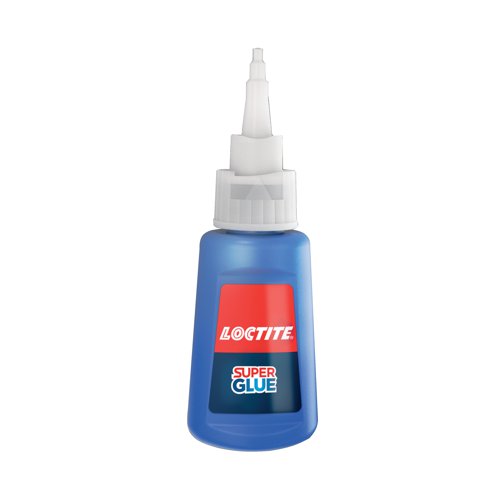 The Loctite Super Glue Professional bottle is Ideal for all sort of repairs around the workplace, bonding in seconds with long lasting durability on a range of materials including rubber, leather wood, metal and most plastics. With instant strength in a single drop, it dries transparently and has an anti-clog cap to prevent drying out, ensuring long-term use. Its powerful liquid and waterproof formula has been developed to form resilient bonds, to withstand heavy loads and resist shocks and extreme temperatures.