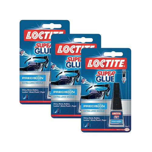 LO810001 Loctite Super Glue Precision 5g 3 For 2