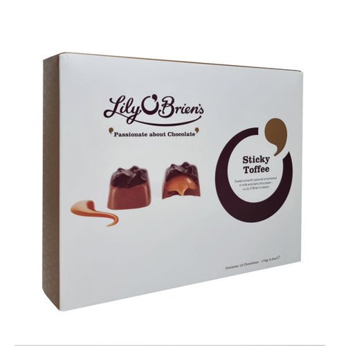Lily O'Brien's Sticky Toffee Box 12 170g 5105106