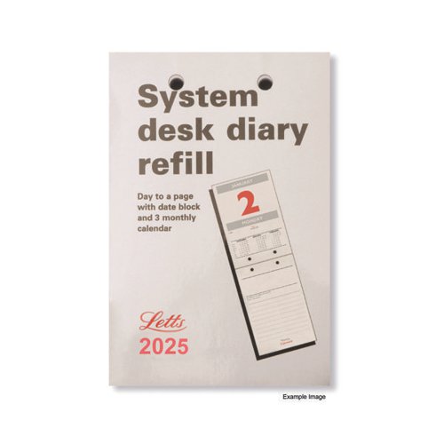 Buy Letts System Desk Cal Refill 2025 LTSDR25 from Codex Office