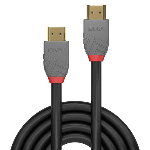 Lindy Anthra Line High Speed HDMI Cable 1m Black 36962 LY36962 Buy online at Office 5Star or contact us Tel 01594 810081 for assistance
