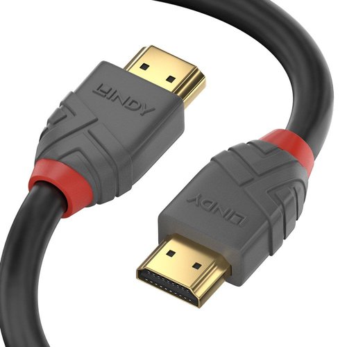 Lindy Anthra Line High Speed HDMI Cable 2m Black 36963 - Lindy Electronics Ltd - LY36963 - McArdle Computer and Office Supplies