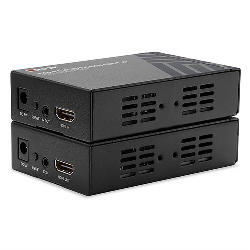 Lindy HDMI and IR over 100Base-T IP Extender Black 38126 - Lindy Electronics Ltd - LY38126 - McArdle Computer and Office Supplies