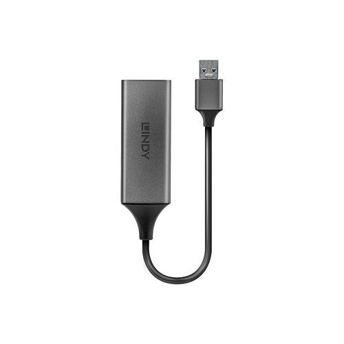 Lindy USB 3.0 Gigabit Ethernet Converter Silver 43298 | LY43298 | Lindy Electronics Ltd