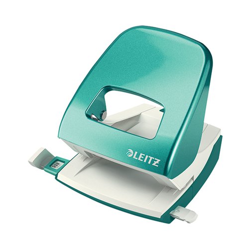 Leitz NeXXt WOW Metal Office Hole Punch 30 sheets Ice Blue 50081051