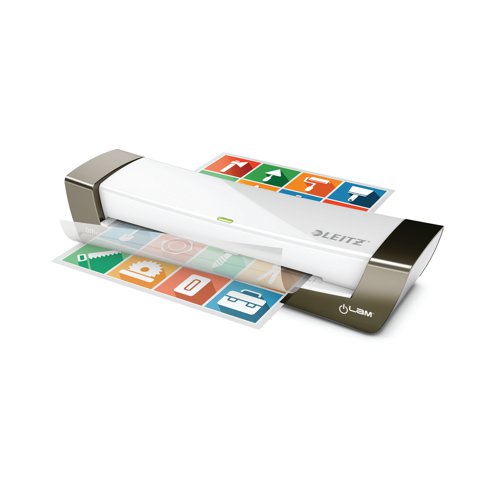 Leitz iLAM Office Laminator A4 Silver/White 72511084 - ACCO Brands - LZ11288 - McArdle Computer and Office Supplies