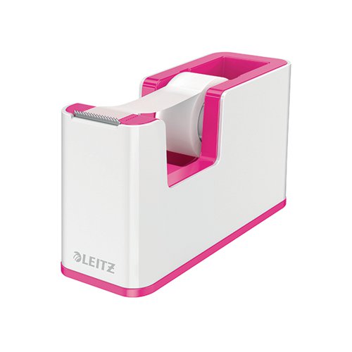 Leitz WOW Tape Dispenser Dual Colour White/Pink 53641023