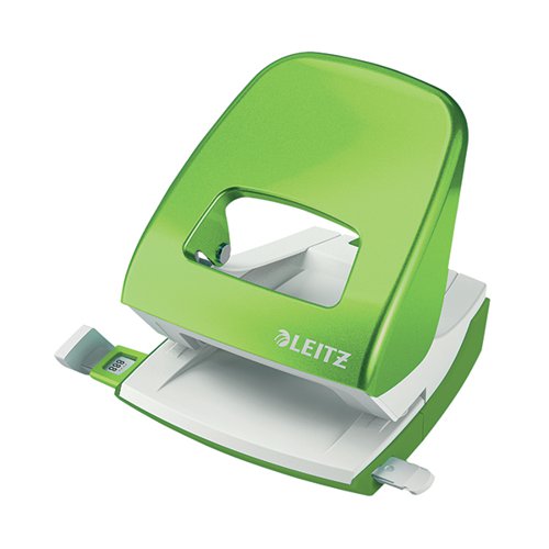 Leitz NeXXt WOW Metal Office Hole Punch 30 sheets Green 50081054