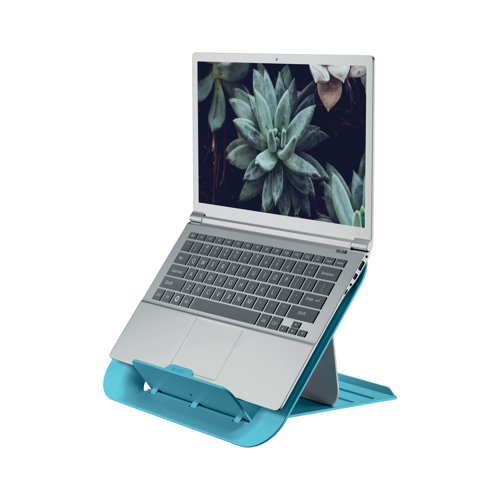 LZ12935 Leitz Ergo Cosy Adjustable Laptop Stand Calm Blue 64260061