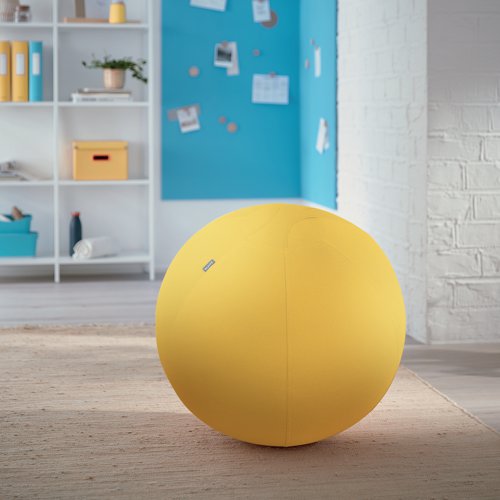 Leitz Ergo Cosy Active Sitting Ball Warm Yellow 52790019 LZ12952 Buy online at Office 5Star or contact us Tel 01594 810081 for assistance