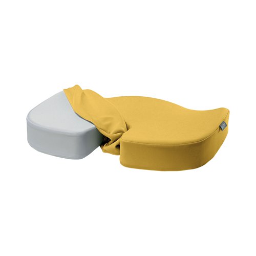 Leitz Ergo Cosy Seat Cushion 355x455x75mm Warm Yellow 52840019