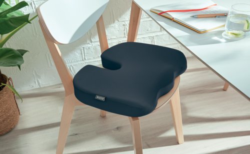 The Leitz Ergo Cosy Seat Cushion is the perfect seat pad to help create a comfortable and active workspace with any chair. Designed to promote a healthy posture, improve circulation and relieve spinal pressure, it will help to significantly reduce the discomfort, fatigue and stiffness that can result from extended periods of sitting, or health conditions such as sciatica. Ideal for use at home, in the office or even in the car to maximise comfort. With it's minimalist design and matt finish colours, this stylish orthopaedic seat cushion will improve health and wellbeing by effortlessly creating the perfect active working set-up. Combine with other Leitz Ergo products for an inviting and flexible workspace that keeps you moving all day.