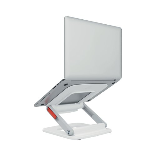 Leitz Ergo Adjustable Multi-Angle Laptop Stand White 258x45x253mm 64240001 - LZ13260