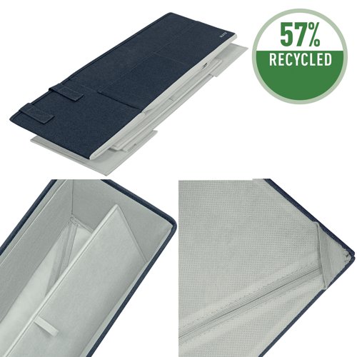 Leitz Fabric Hot-Desking Work Bag Grey 64440089 LZ13462
