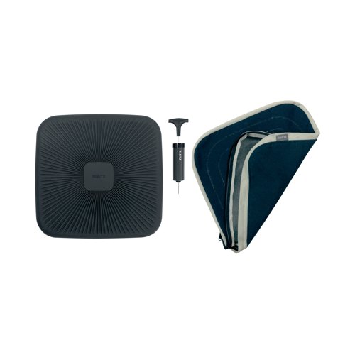 The Leitz Ergo Active Wobble Cushion helps reduce discomfort, fatigue and stiffness and improves circulation and relieves spinal pressure by creating micro-movement to maintain balance. IGR certified ergonomic air balance chair cushion, compatible with any chair to maximise comfort at your workspace.