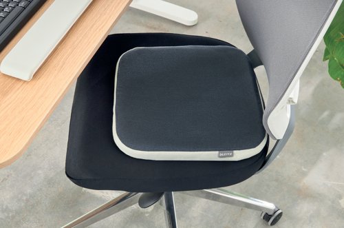 LZ13473 | The Leitz Ergo Active Wobble Cushion helps reduce discomfort, fatigue and stiffness and improves circulation and relieves spinal pressure by creating micro-movement to maintain balance. IGR certified ergonomic air balance chair cushion, compatible with any chair to maximise comfort at your workspace.