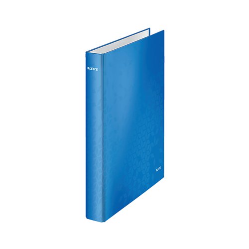 Leitz Wow 2 D-Ring Binder 25mm A4 + Blue (Pack of 10) 42410036