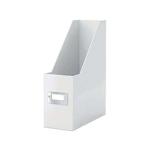 Leitz Click and Store Magazine File White (Back and front label holder for easy indexing) 60470001