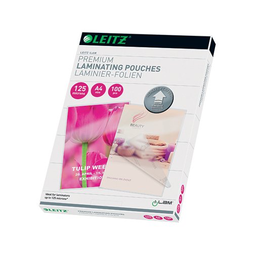Leitz iLAM Premium Laminating Pouch A4 125 Micron (Pack of 100) 74810000