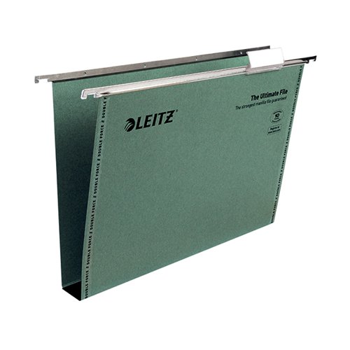 Leitz Ultimate Suspension File Foolscap Green (Pack of 50) 17450055