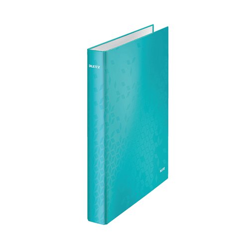 Leitz WOW 2 D-Ring Binder A4 + 25mm Ice Blue (Pack of 10) 42410051