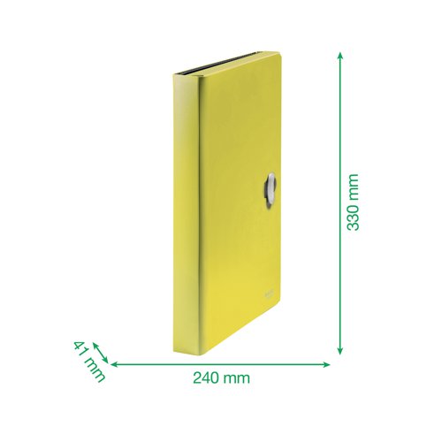Leitz Recycle Expanding Concertina Project File A4 PP Yellow (Pack of 5) 46240015 | LZ61087 | ACCO Brands