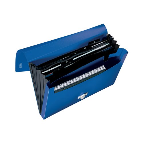 Leitz Recycle Expanding Concertina Project File A4 PP Blue (Pack of 5) 46240035 LZ61089 Buy online at Office 5Star or contact us Tel 01594 810081 for assistance