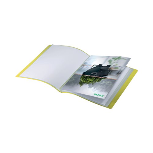 Leitz Recycle Display Book 20 Pocket A4 Yellow (Pack of 10) 46760015 - ACCO Brands - LZ61091 - McArdle Computer and Office Supplies