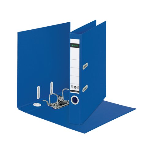 Recycle Colours Lever Arch File A4 50mm Blue (Pack of 10) 10190035 LZ61509 Buy online at Office 5Star or contact us Tel 01594 810081 for assistance