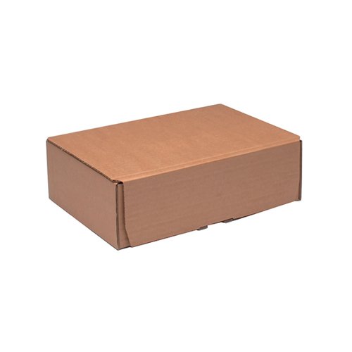 Mailing Carton Easy Assemble Single Wall Brown Small 250x175x80mm [Pack 20]