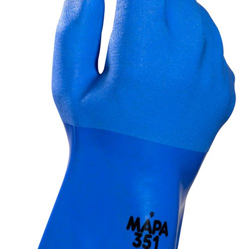 Mapa Telsol 351 Gloves (Pack of 12) Blue M