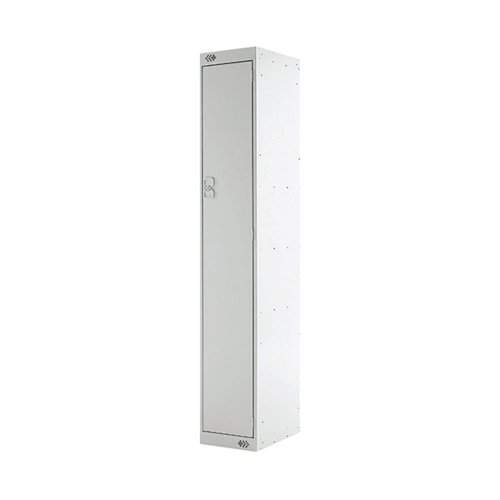 Single Compartment Locker 300x450x1800mm Light Grey Door MC00038
