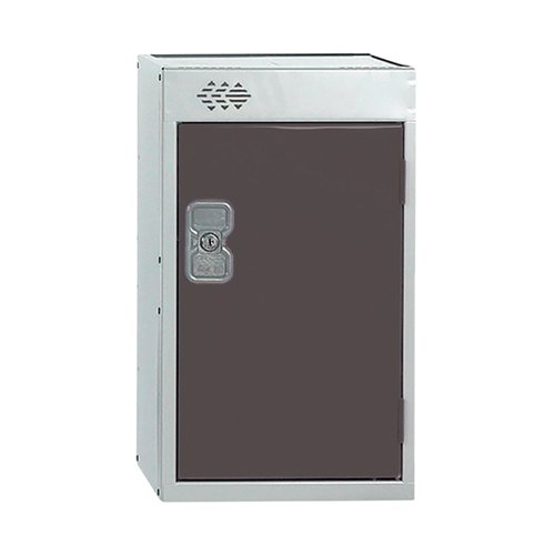One Compartment Quarto Locker 300x300x511mm Dark Grey Door MC00075