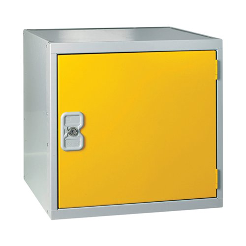 One Compartment Cube Locker 450x450x450mmm Yellow Door MC00102