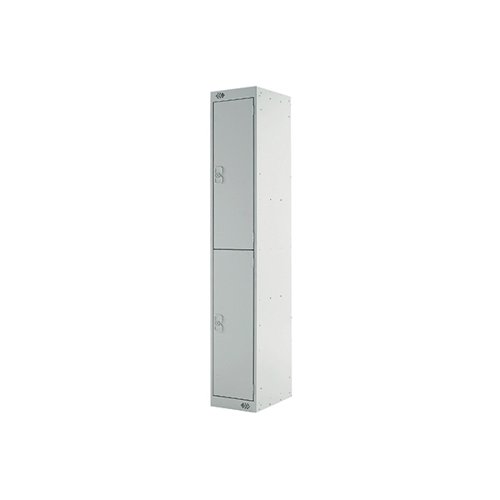 This steel locker is ideal for use in health, education, catering and dry area changing rooms. The Express locker can be delivered within 5 days depending on your postcode - please call for details. The Activecoat antimicrobial paint finish reduces levels of harmful bacteria on surfaces by up to 99.9%. The locker has a powder coating for a chip resistant finish and a solid door fitted with a deadlock. This locker meets the requirements of BS4680: 1996 standard duty clothes lockers and has a light grey body with light grey doors.