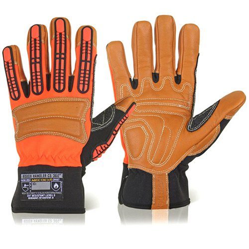 Mec DexRough Handler C5 360 Mechanics Gloves 1 Pair Orange M