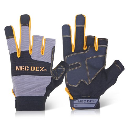 Mec DexWork Passion Tool Mechanics Gloves 1 Pair Grey/Gold S